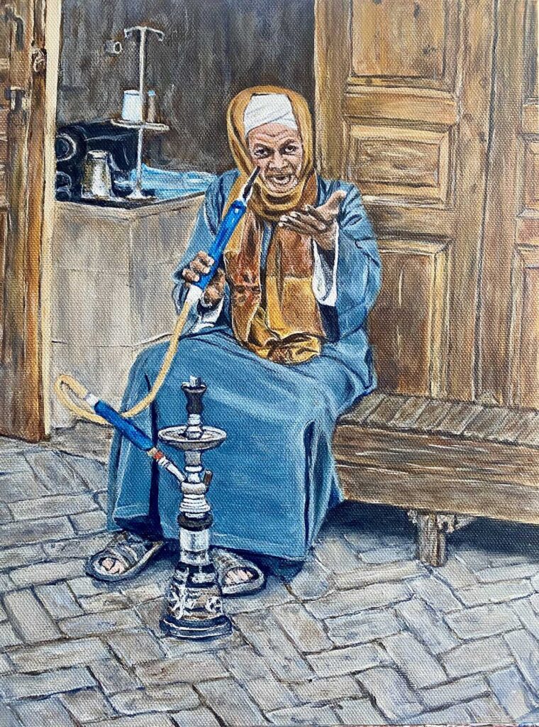 Egyptian Hookah Man