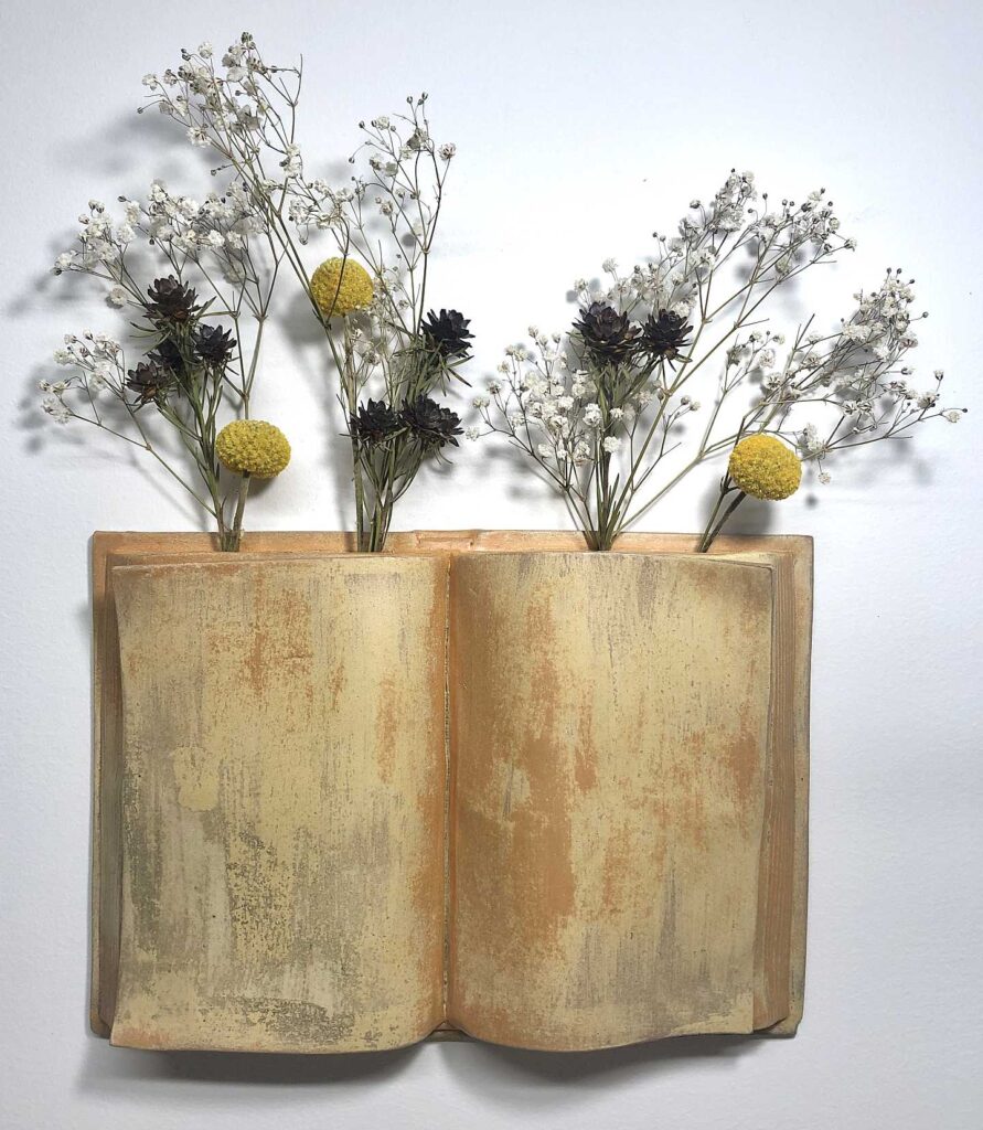 Book Wall Vase
