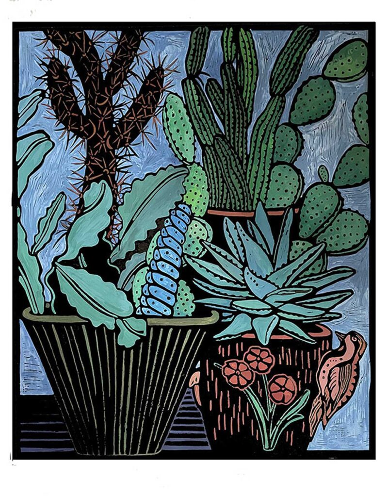 Cactus in Grandmother's Pots