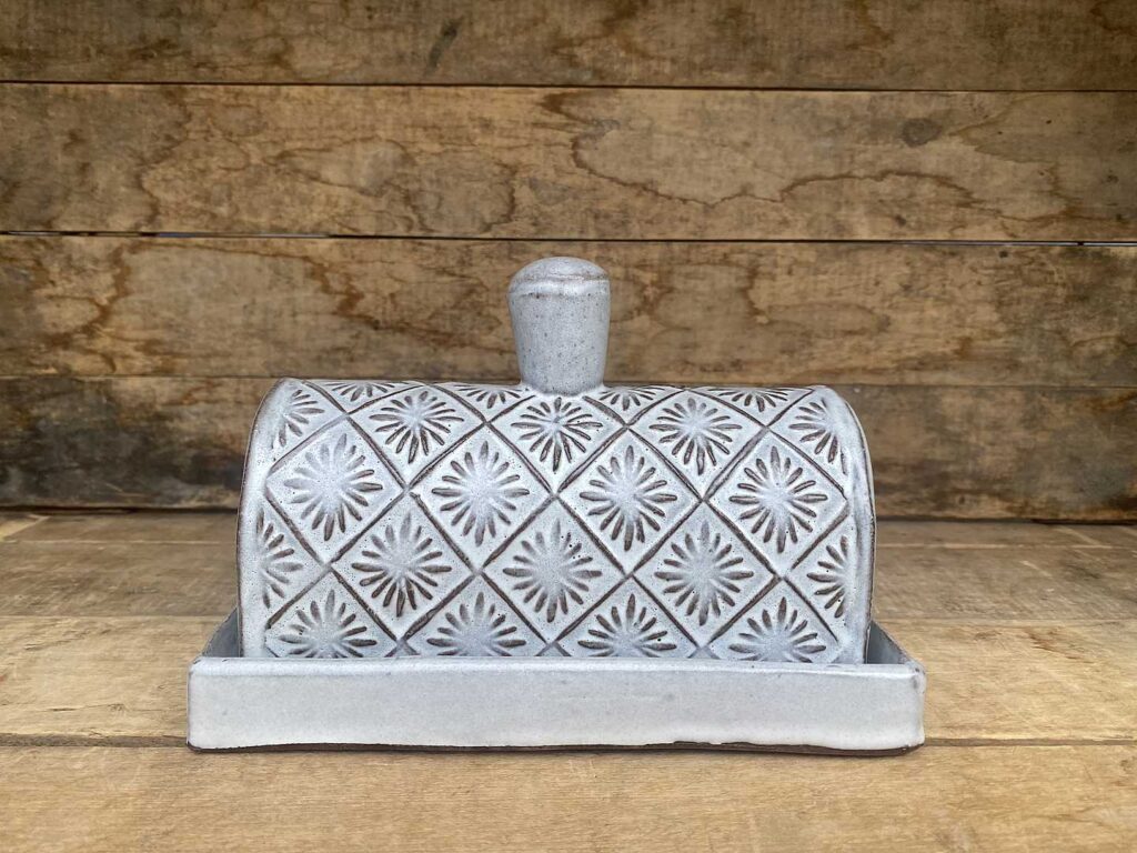 Stamped Butter Dish
