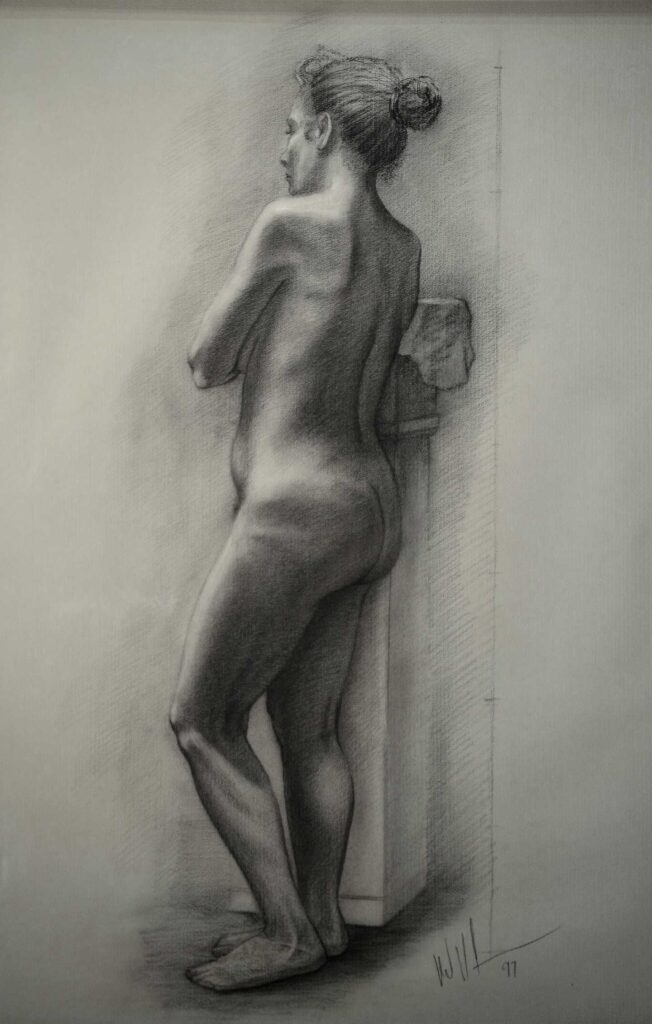 Academic Study: Standing Woman to Left