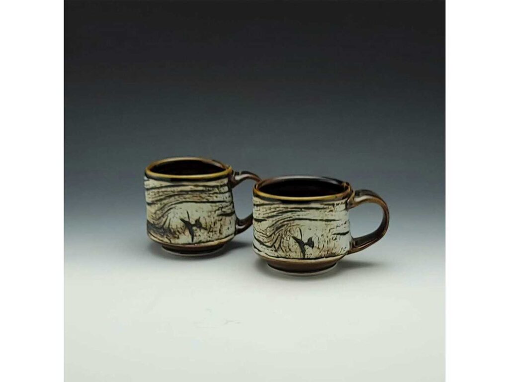 Woodgrain Cups