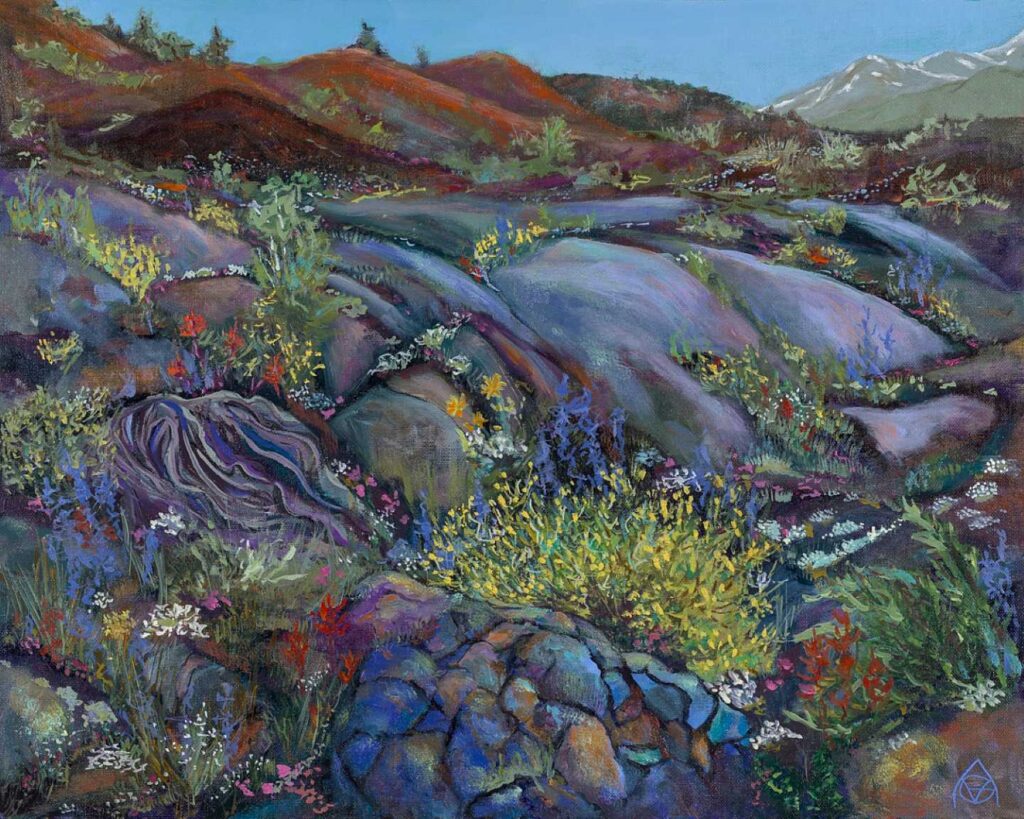 Spring Blossoming at the Craters