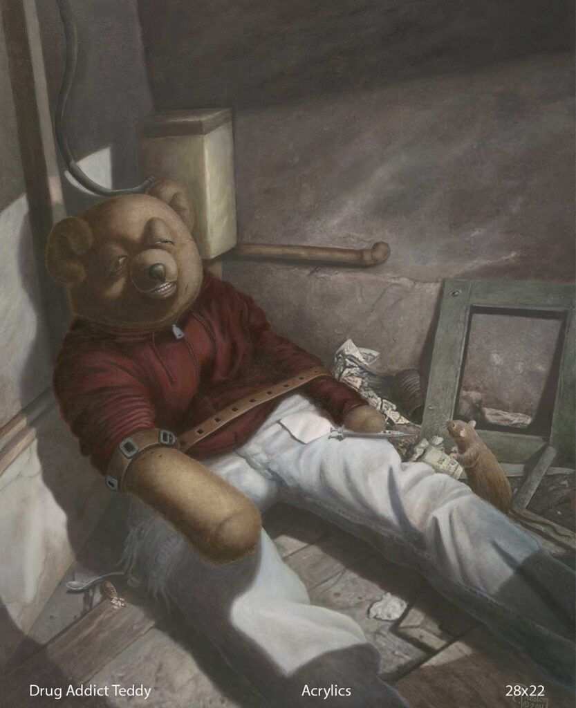 Drug Addict Teddy