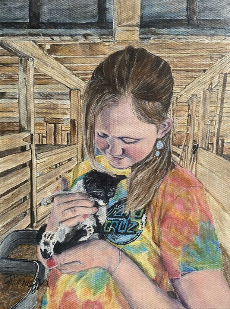 Charli and the Barn Kitty