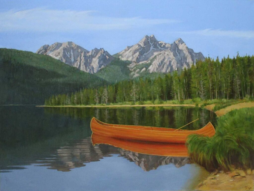 Morning at Stanley Lake