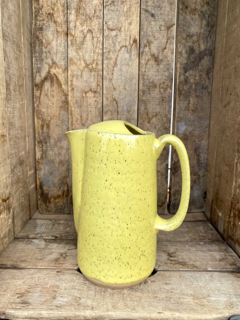 Thrown Pitcher