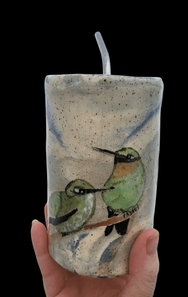 Humming bird sippy cup