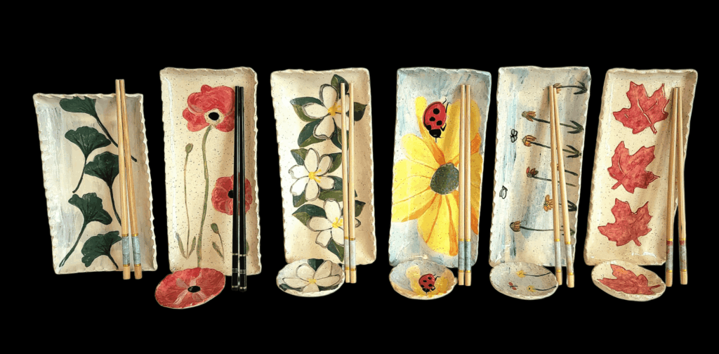 Sushi plates