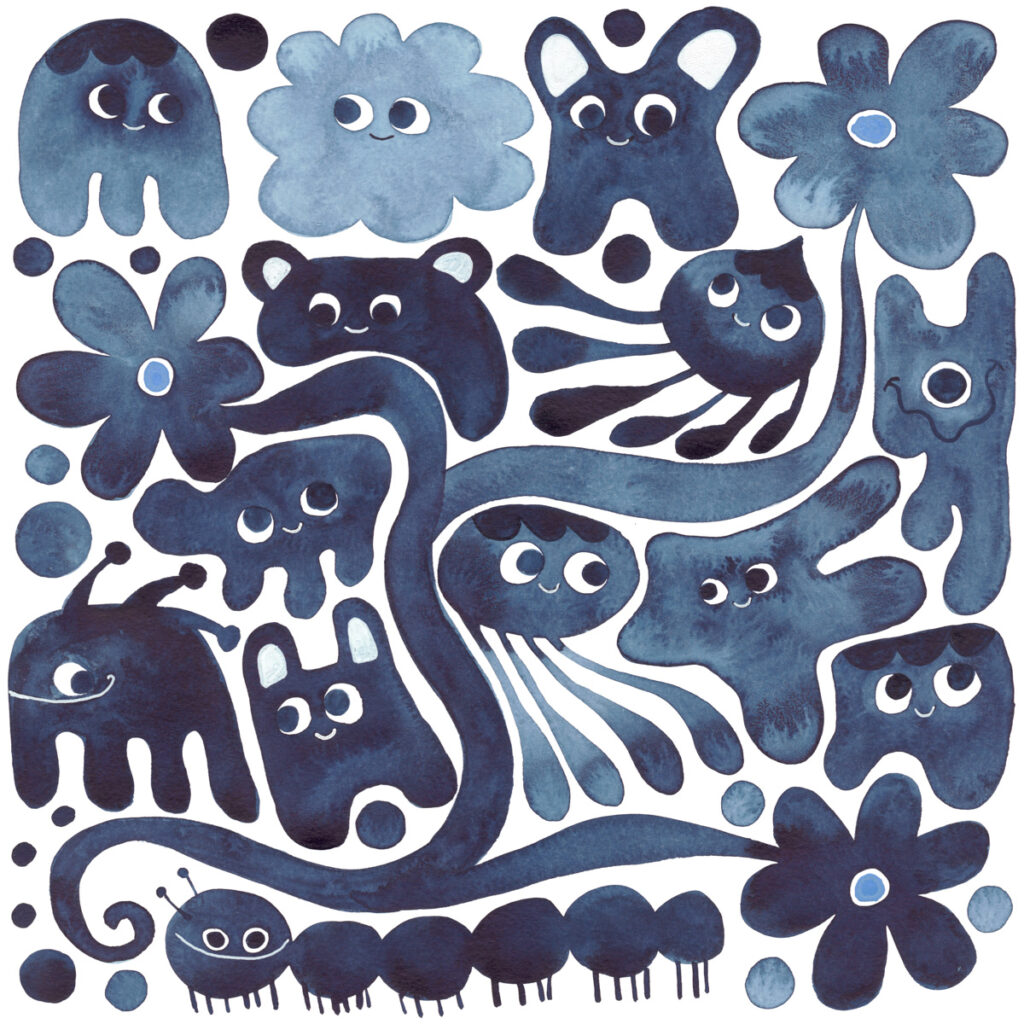 Critters Indigo
