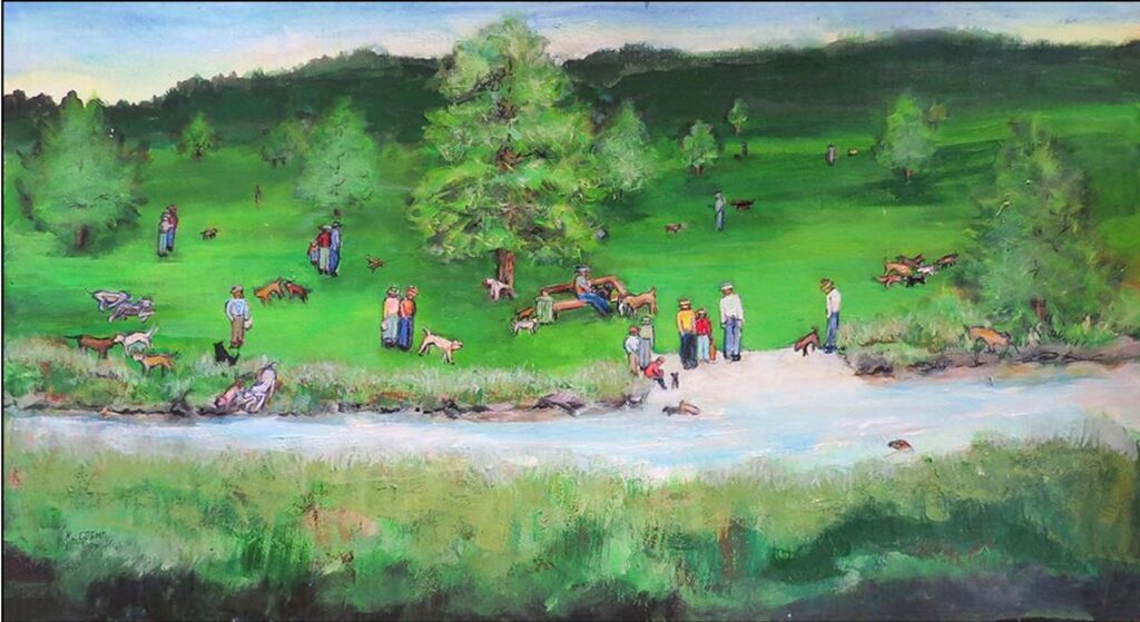 Dog-Park-acrylic-on-paper-30-inches-W-17-inches-H.jpg