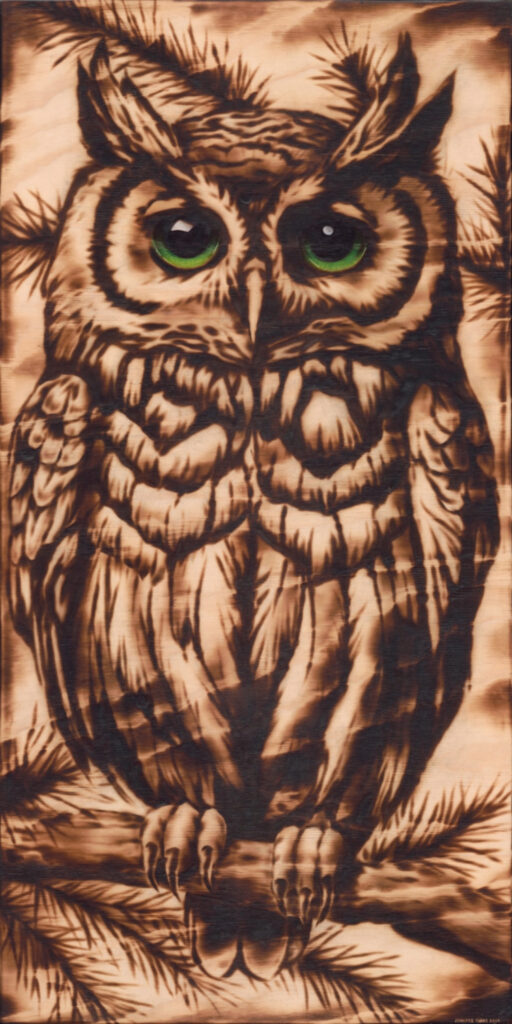 Embered Feathered Watcher