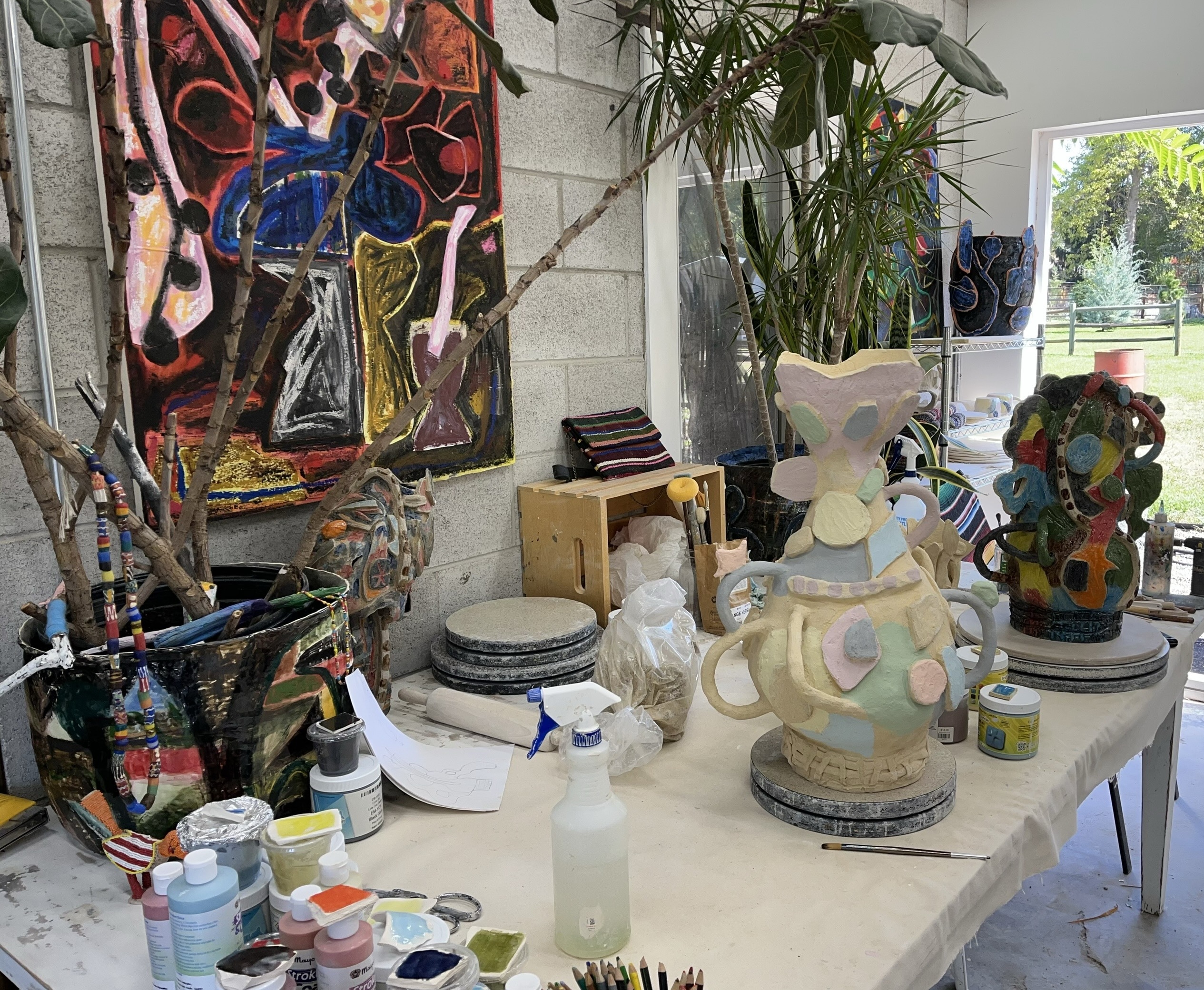 Lori Fish's Studio