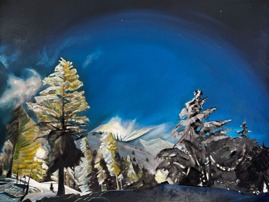 Moonrise from Silver Queen