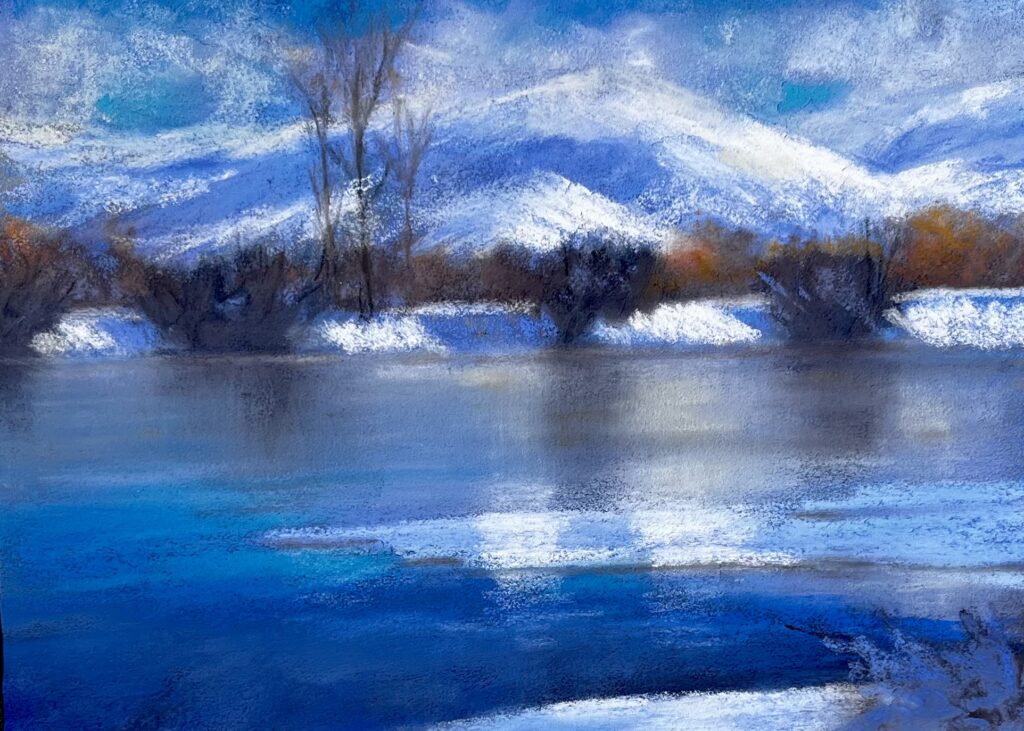 Sunshine after Snow on the Boise River