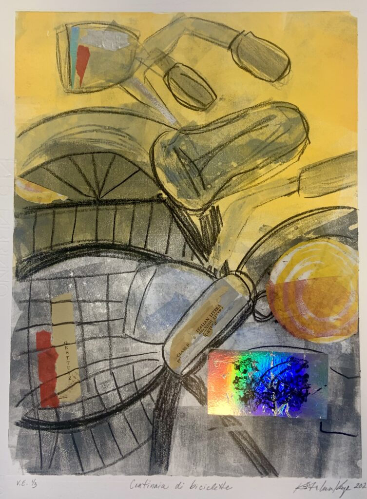 Centinaia di bicicleta