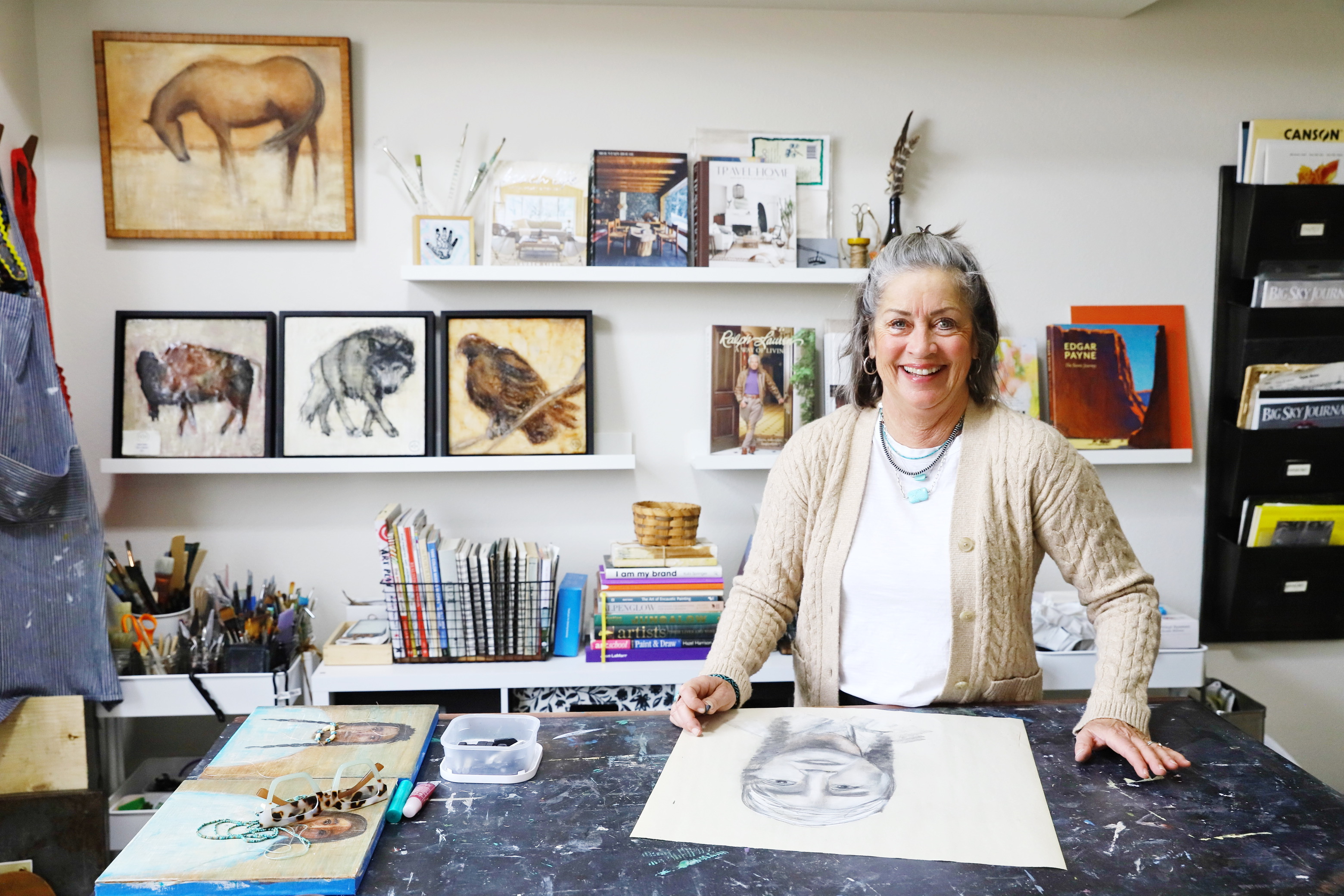 Kathi Holzer's Studio