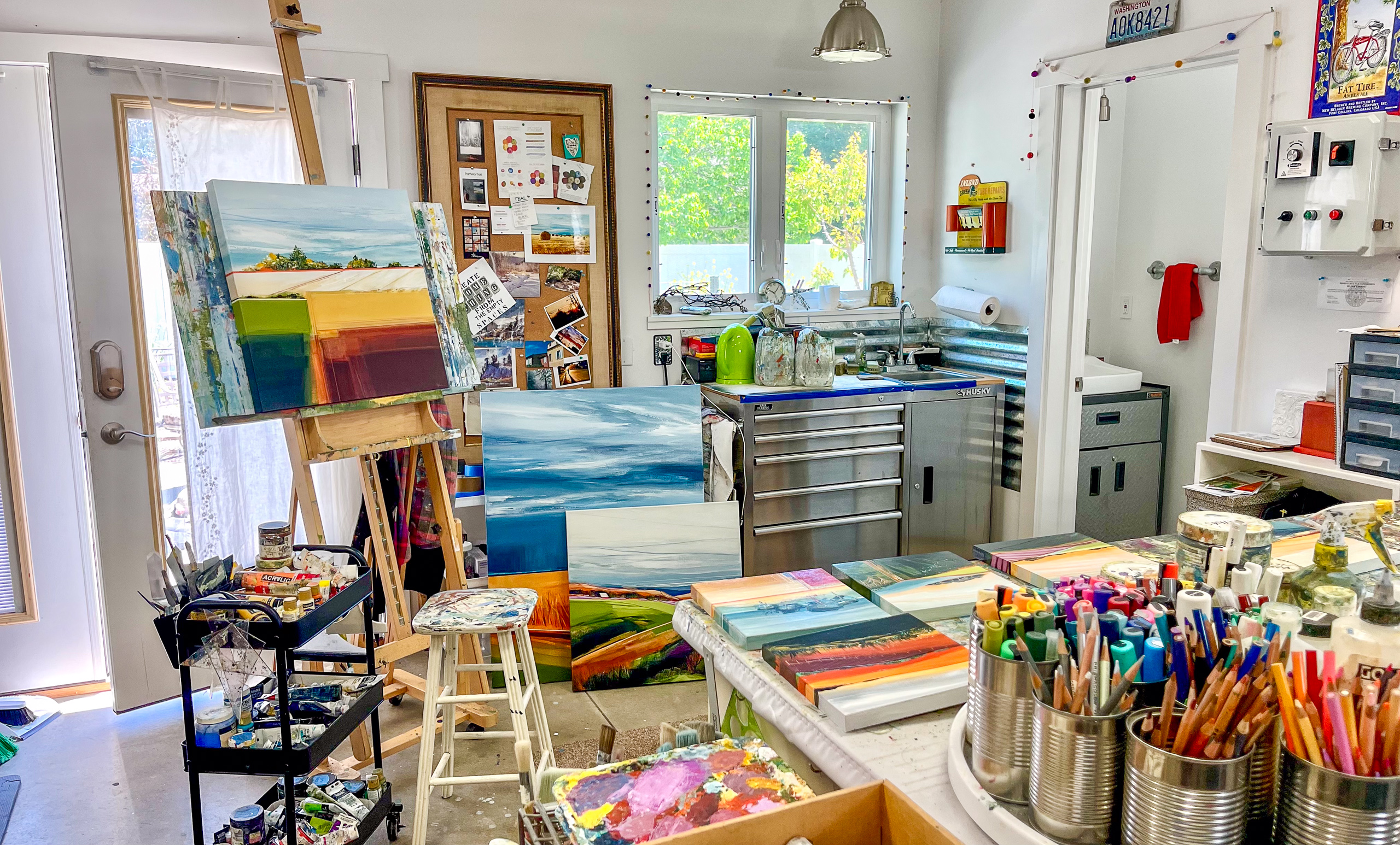 Pamela Trail's Studio