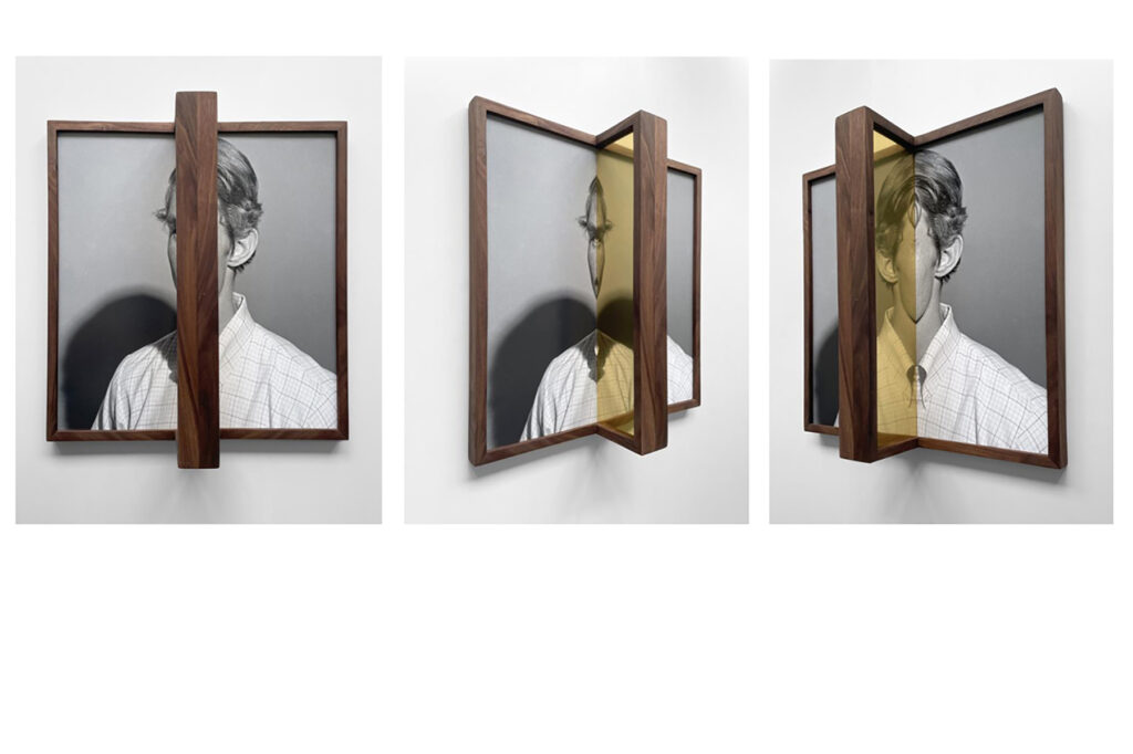 Split Portrait with Shadow