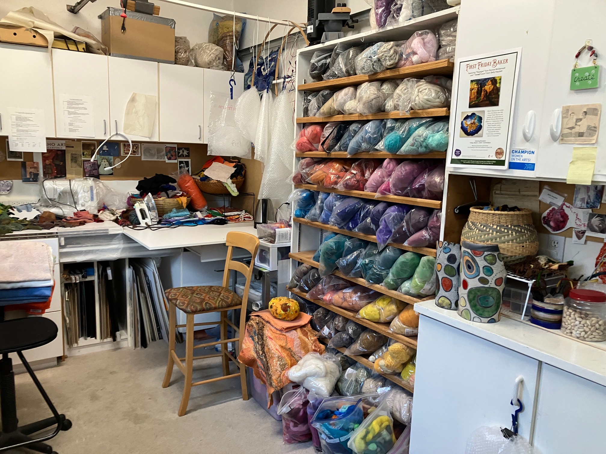 Betty Hayzlett's Studio